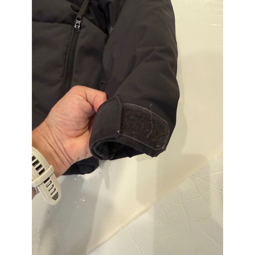 Helly Hansen Kids Ski Jacket Black Neon VizLite DT Reflective Winter Coat Hooded - Picture 4 of 12